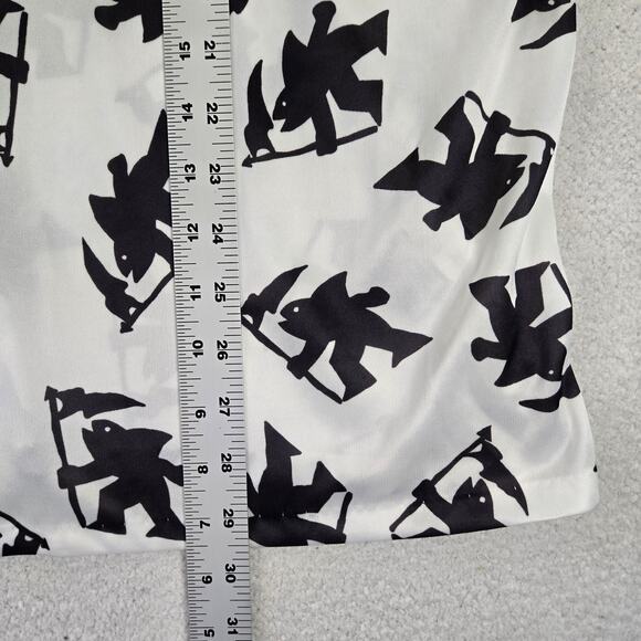 Vtg Carina Ford Polo Shirt Mens L Disco Performance USA 70s Johnny Collar Point - Picture 7 of 7